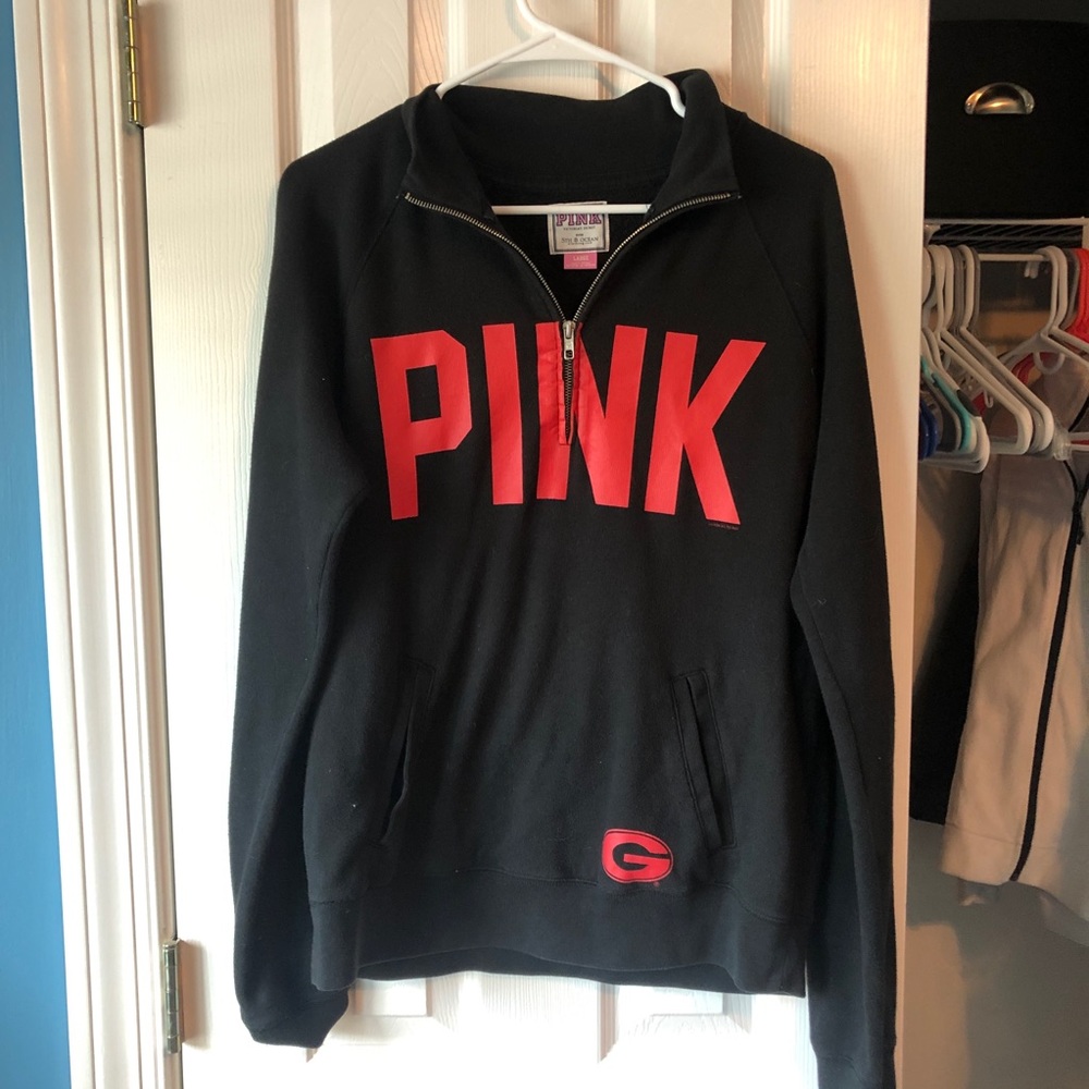 Victoria’s Secret PINK UGA Half zip